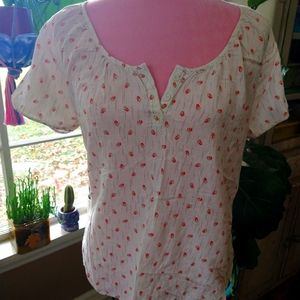 Organic cotton The North Face woman's blouse